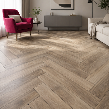 Кварцвиниловый ламинат Aquafloor Космос Паркет легкий (Space Parquet Light) AF4502PQL