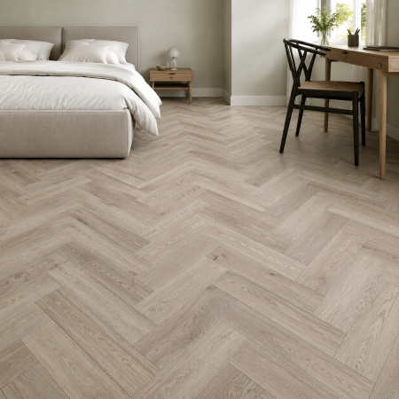 Кварцвиниловая плитка (Елочка) Alpine Floor Легкий паркет (Light Parquet) Дуб Исида ЕСО 13-15
