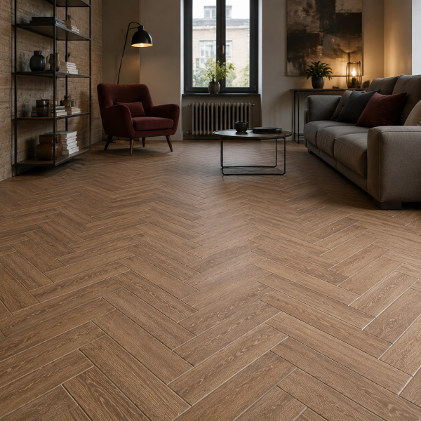 Кварцвиниловый ламинат Aquafloor Космос Паркет легкий (Space Parquet Light) AF4516PQL
