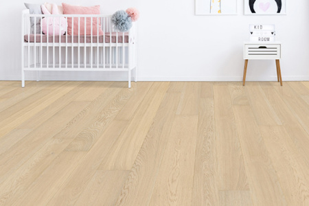 Шпонированная паркетная доска на НDF основе Auswood NATURAL Quartz Oak