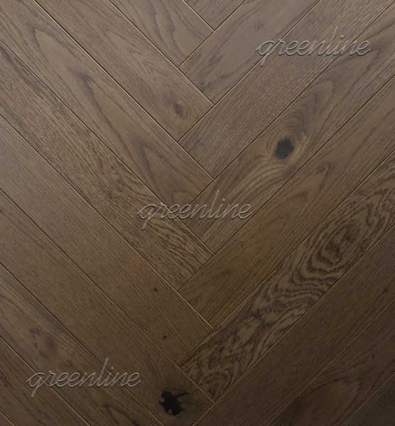 Инженерная доска Greenline NEXT (английская ёлка) 715 Дуб Акцент